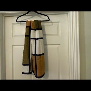 Silk Window-Pane Scarf